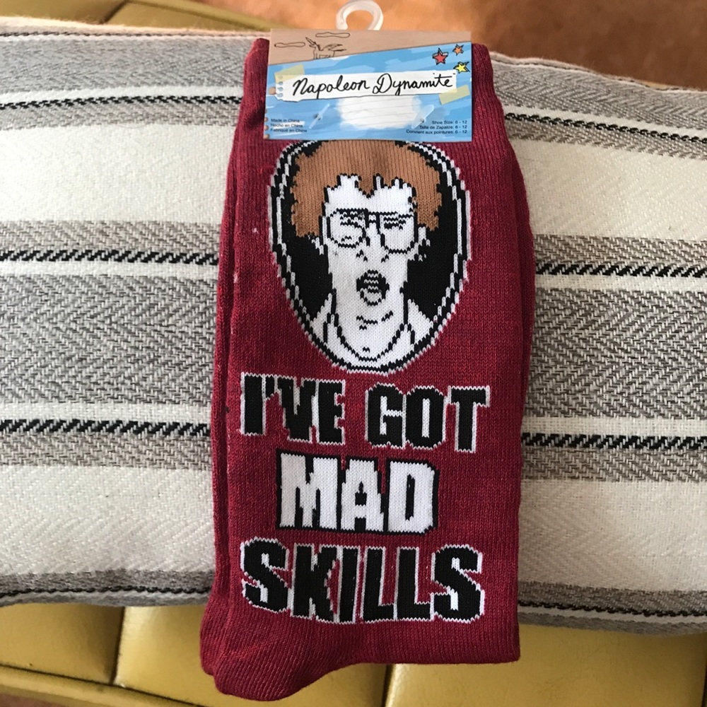 Napoleon Dynamite Mad Skills Socks